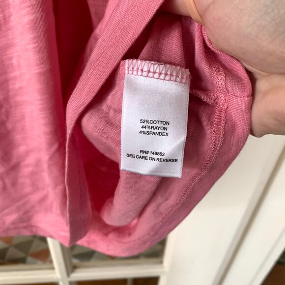 Torrid Pink Knot-Front Slub Jersey Top - Torrid Size 1 (14/16) - Picture 5 of 6